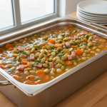 Soupe de flageolets - Recette restauration collective