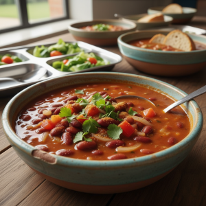 Soupe de haricots rouges - Recette restauration collective