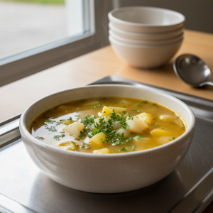 Soupe de navets - Recette restauration collective