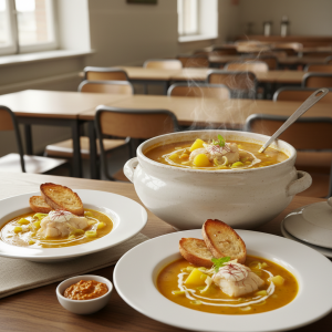 Soupe de poisson - Recette restauration collective