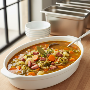 Soupe paysanne - Recette restauration collective