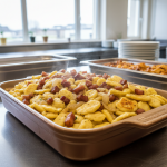 Spätzle aux lardons - Recette restauration collective