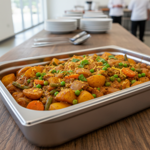 Subzi masala (légumes indiens aux épices) - Recette restauration collective