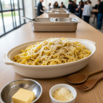 Tagliatelles fraîches au beurre - Recette restauration collective