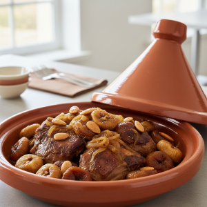 Tajine d'agneau aux figues - Recette restauration collective