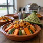 Tajine de légumes aux fruits secs - Recette restauration collective