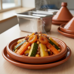 Tajine de légumes aux fruits secs - Recette restauration collective