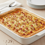 Tarte aux oignons (Zwiebelkuchen) - Recette restauration collective