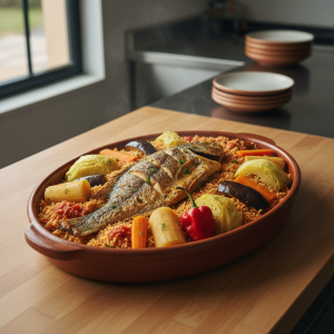 Thieboudienne (riz au poisson sénégalais) - Recette restauration collective
