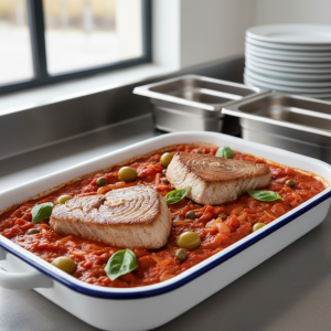 Thon à la sicilienne - Recette restauration collective