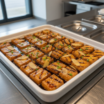 Tofu ferme mariné - Recette restauration collective