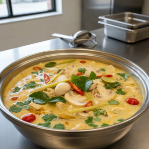 Tom kha gai - Recette restauration collective
