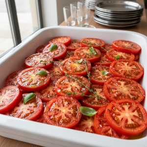 Tomates grillées nature - Recette restauration collective