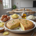 Tortilla espagnole aux pommes de terre fondantes - Recette restauration collective