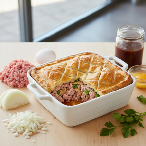 Tourte à la viande - Recette restauration collective