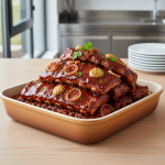 Travers de porc à la texane - Recette restauration collective