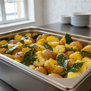 Vapeur au laurier - Recette restauration collective