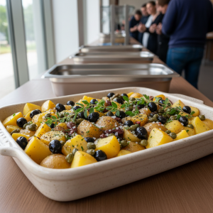 Vapeur aux olives et câpres - Recette restauration collective