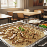 Veau à la zurichoise - Recette restauration collective