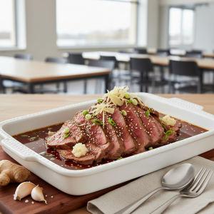 Veau teriyaki - Recette restauration collective