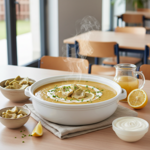 Velouté d'artichauts - Recette restauration collective