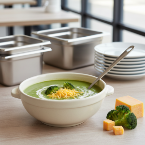 Velouté de brocolis - Recette restauration collective