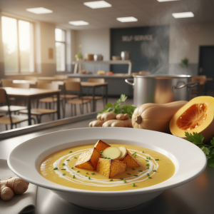Velouté de butternut - Recette restauration collective