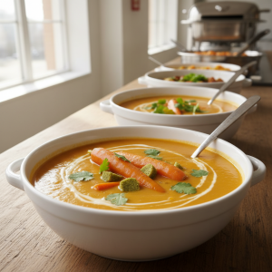 Velouté de carottes - Recette restauration collective