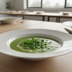Velouté de petits pois - Recette restauration collective