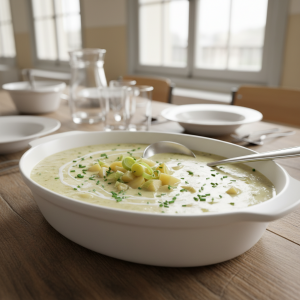 Velouté de poireaux - Recette restauration collective