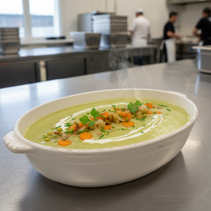 Velouté de pois cassés - Recette restauration collective