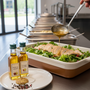 Vinaigrette à l'huile de noisette - Recette restauration collective