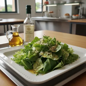 Vinaigrette à l'huile de pépins de raisin - Recette restauration collective