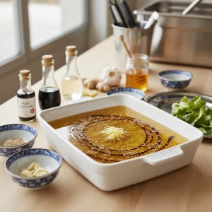 Vinaigrette à l'huile de sésame - Recette restauration collective
