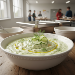 Vinaigrette crémeuse au concombre et aneth - Recette restauration collective