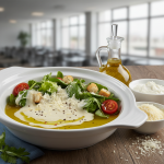 Vinaigrette crémeuse au parmesan - Recette restauration collective