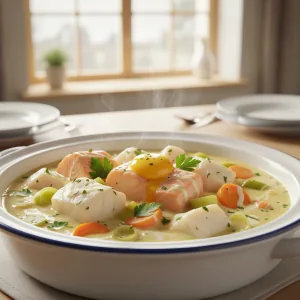 Waterzooï de poisson - Recette restauration collective