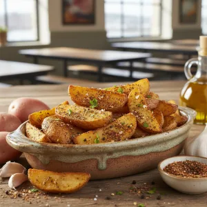 Wedges au cajun - Recette restauration collective