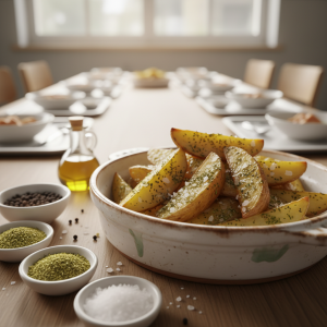 Wedges au zaatar - Recette restauration collective