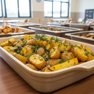 Wedges aux herbes fraîches - Recette restauration collective