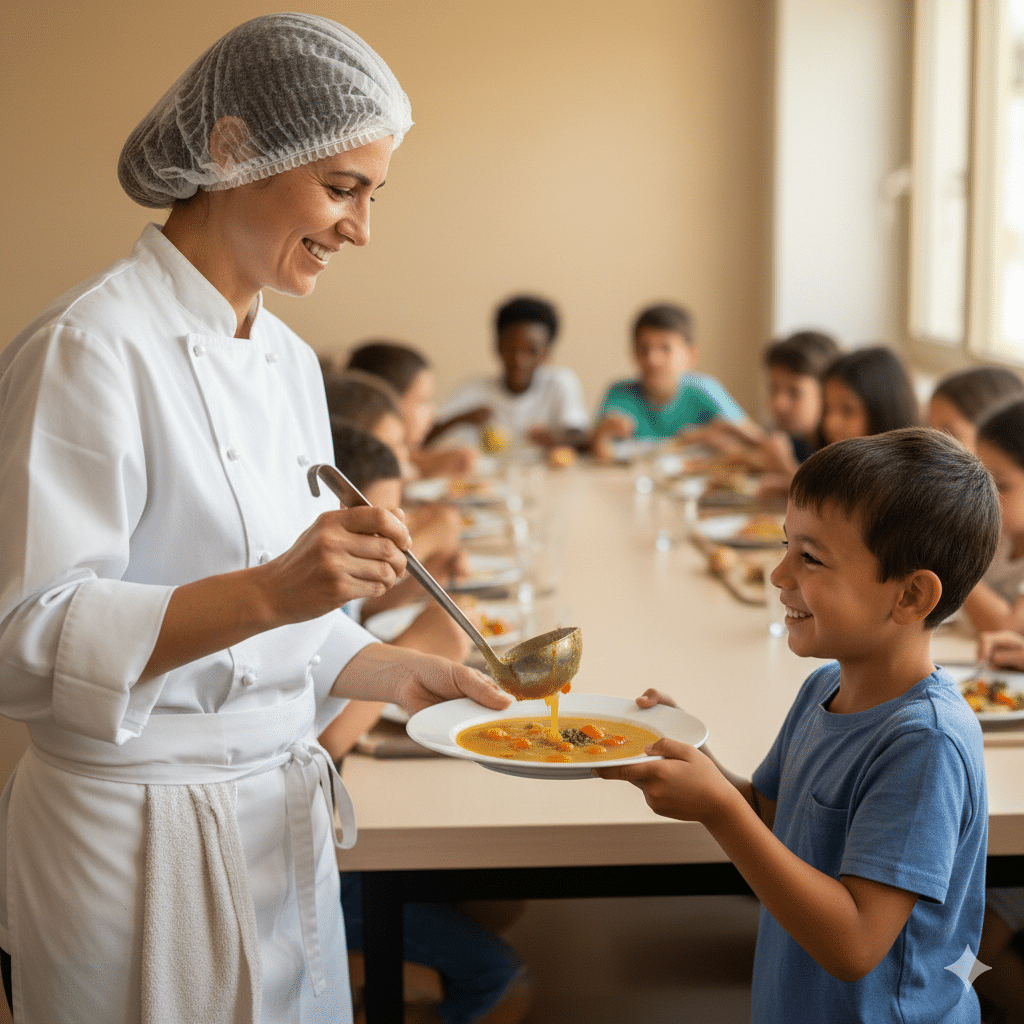 ça se passe comme ça à la cantine! 