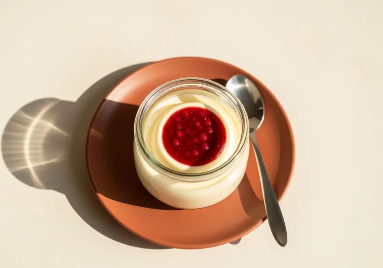 Panna cotta aux fruits rouges